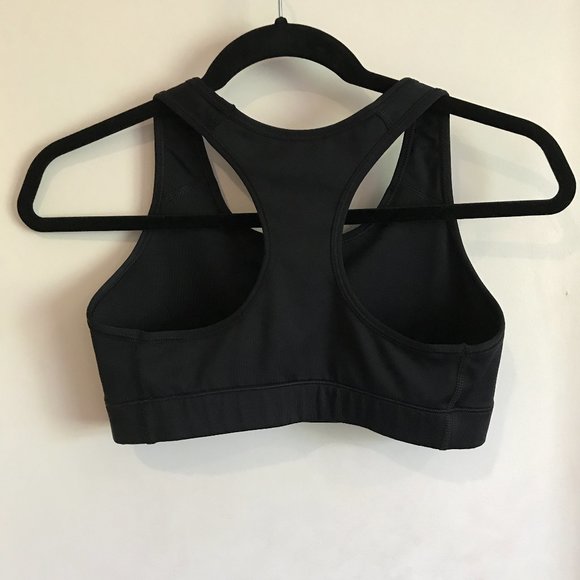 Nike Black Sports Bra Racerback Basic Stretch - Picture 2 of 4